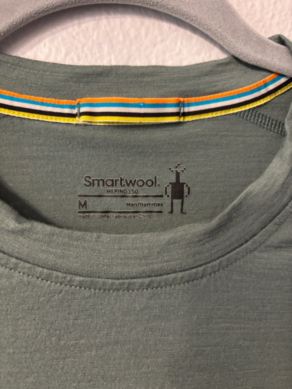 Smartwool Men's Merino 150 Performance Tee in Sage Green